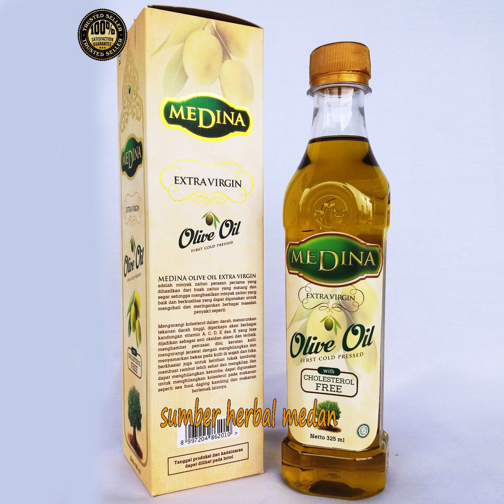 Minyak Zaitun Medina Extra Virgin Olive Oil 325 Ml Shopee Indonesia