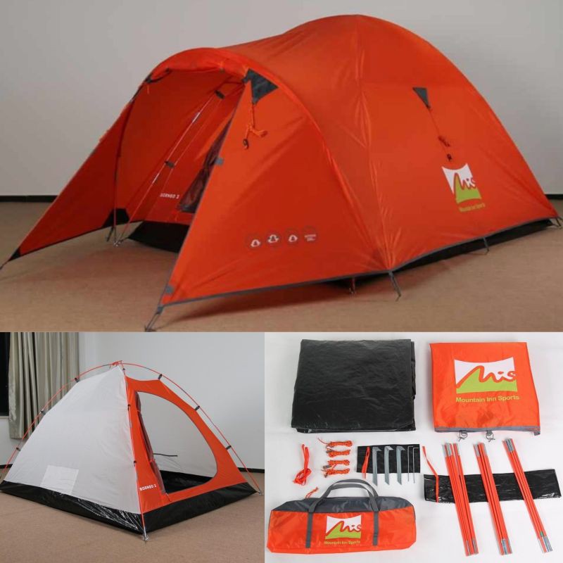 Tenda Mountain Inn Sports Borneo 4 (4-5 Org) Double Layer Tenda MIS