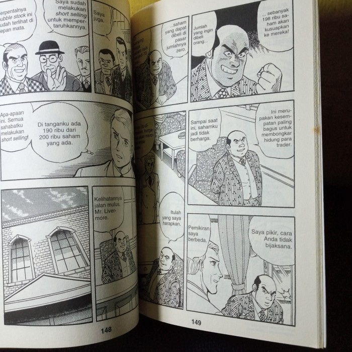 komik jesse livermore investasi spekulan saham terbesar dunia 170 hal