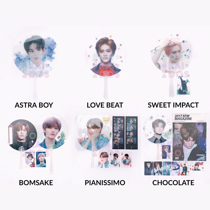 NCT - FANSITE GOODS | Taeyong Yuta Jaehyun Transparent Lenticular Fan Photocard PC NCT127