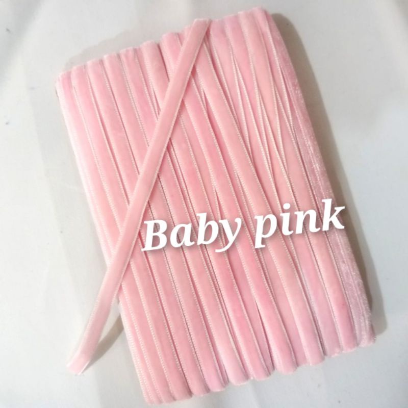 

PER METER PITA BLUDRU WARNA BABY PINK LEBAR 0.5CM