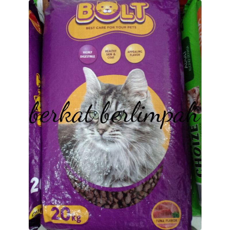Makanan Kucing BOLT 20kg