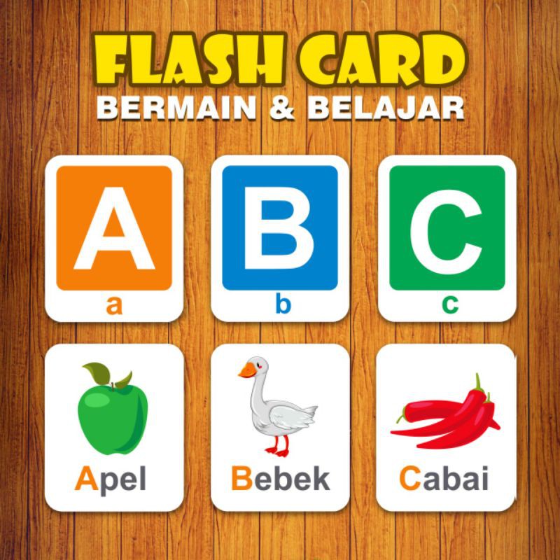 

flash card huruf abjad