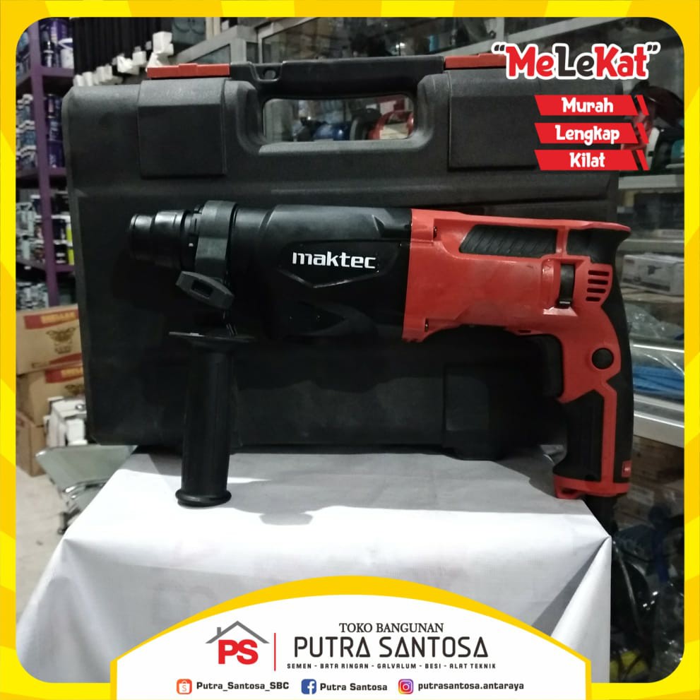 Mesin Bor Beton Bor Rotary Hammer SDS Maktec MT870 MT 870