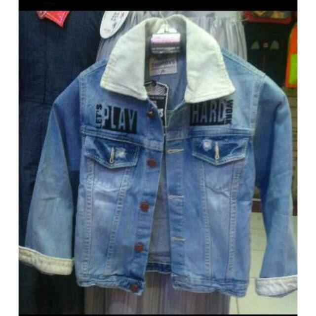 Jaket dilan/Jaket levis anak tanggung import premium