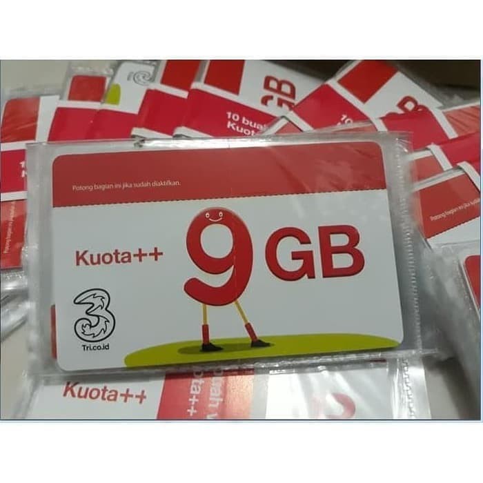 Voucher Tri 9gb 9 Gb Three 9gb Kuota 9 Gb Paket Internet Lte 9gb Shopee Indonesia