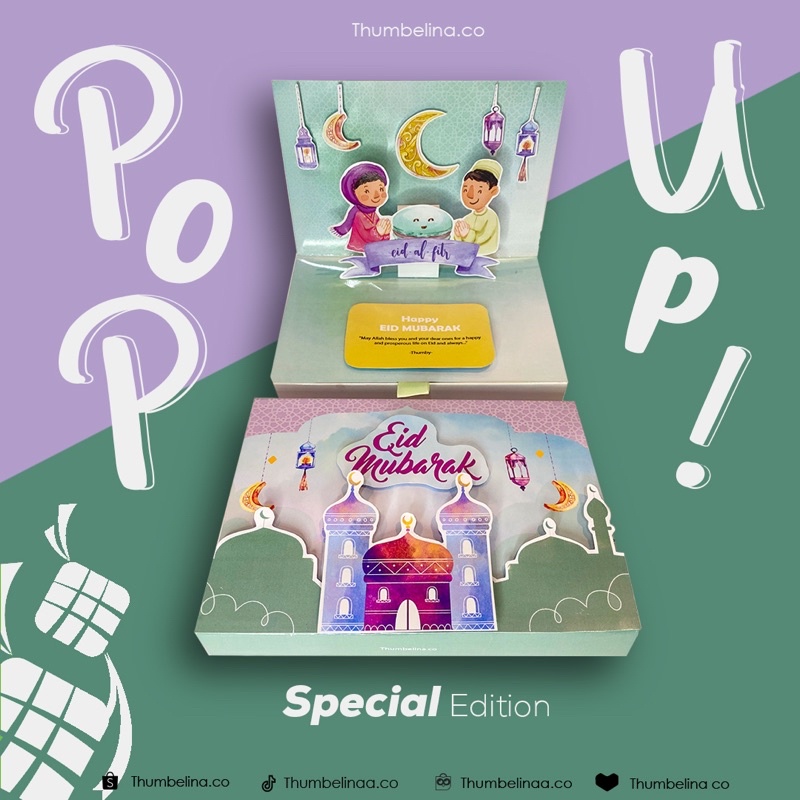 

Paket Hampers LEBARAN 3D Pop Up - Limitied Edition - Macaron - GRATIS KARTU UCAPAN