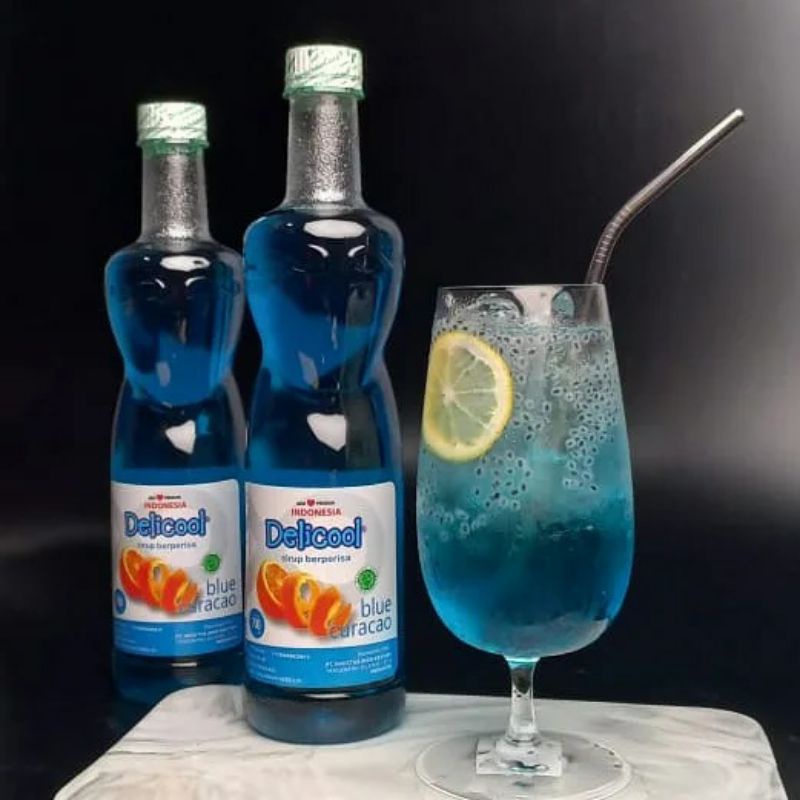 

Sirup Blue Curacao by Delicool Syrup