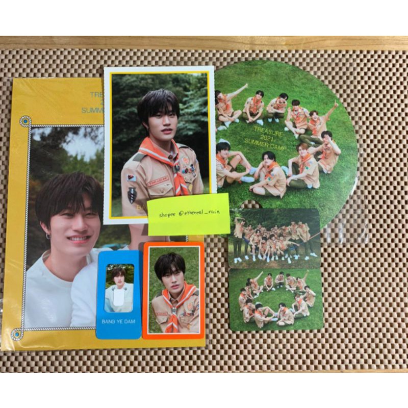 Summer camp Yedam set photofan benefit ktown, Handfan mumo chapter 1 Yoshi Haruto, cupsleeve mumo ch