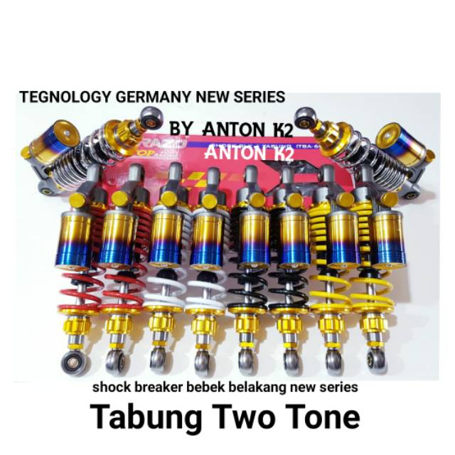 SHOCK BREAKER BELAKANG TABUNG VARIASI MOTOR  BLADE/BLADE NEW/SHOGUN 110/SHOGUN KEBO/SHOGUN 125/SHOGU