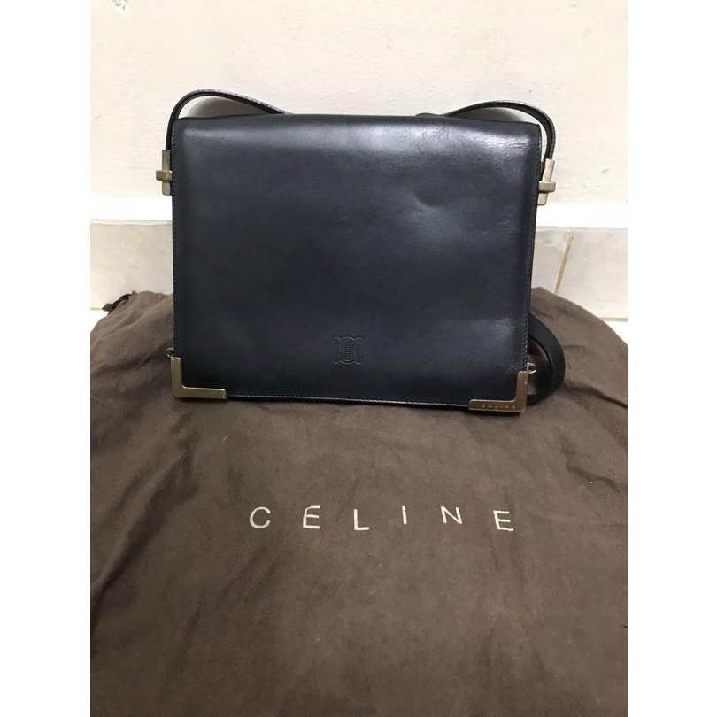 authentic celine vintage box bag preloved
