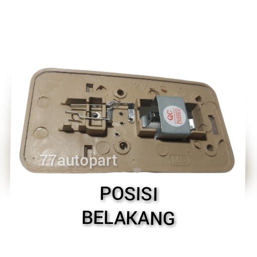 lampu plafon toyota  kijang super grand warna coklat