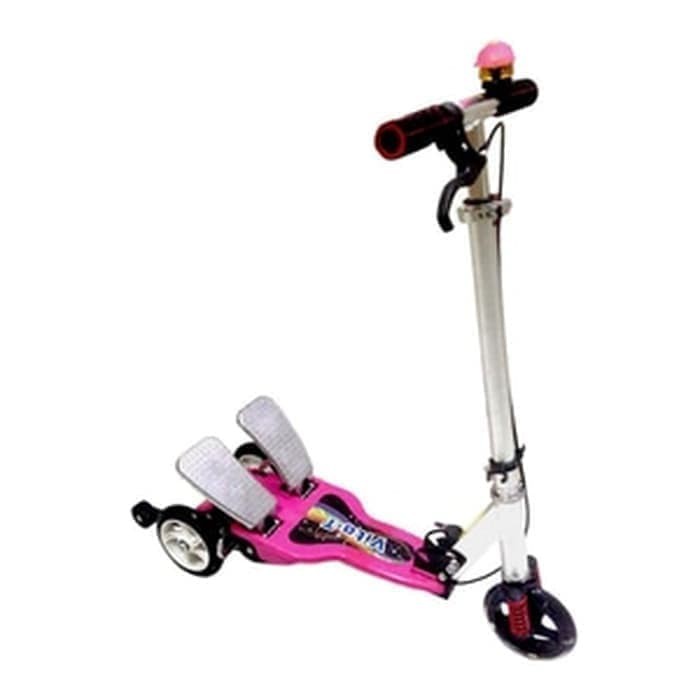 Skuter Anak Injak Dual Pedal Mainan Scooter Anak Otoped Dua Pedal
