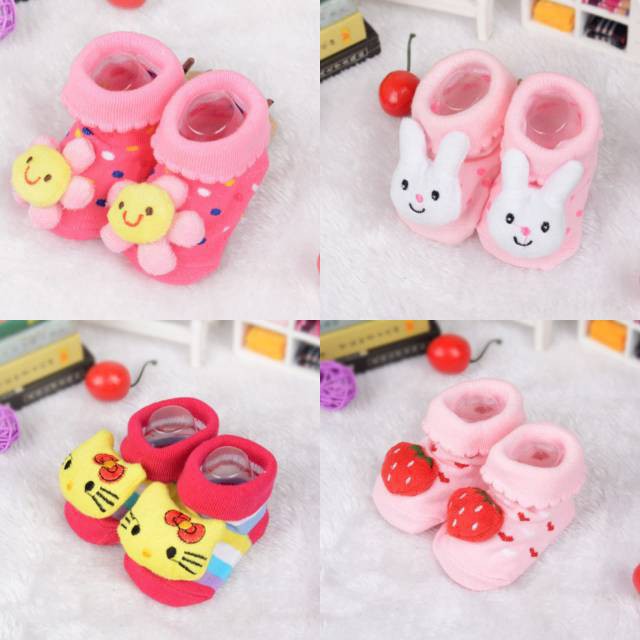 HappyOliver DOLL HOUSE Kaos Kaki Bayi Anak Laki Laki Perempuan Import Bahan Berkualitas newborn - 24 Bulan