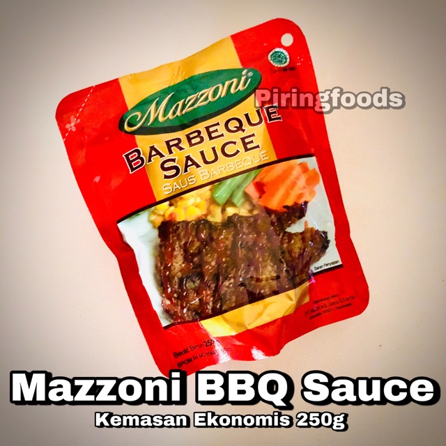 

Termurah!! Barbeque sauce / BBQ Saus Mazzoni 250g promo hemat