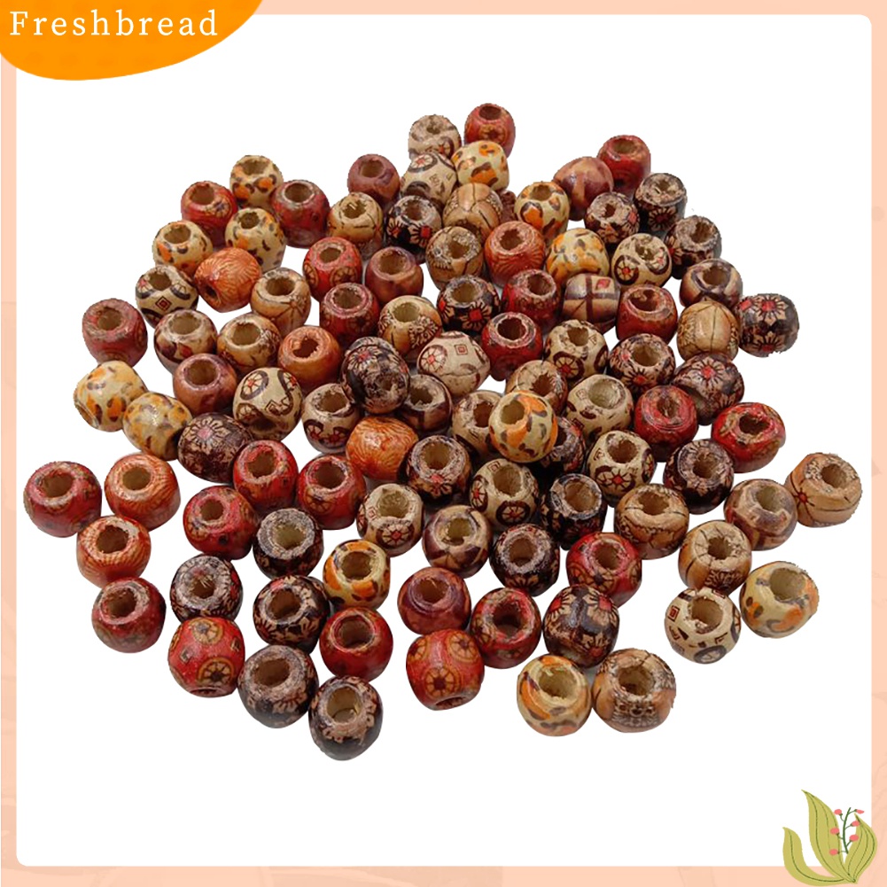 Terlaris Natural Wooden Round Loose Beads for DIY Jewelry Making Necklace Bracelet Craft