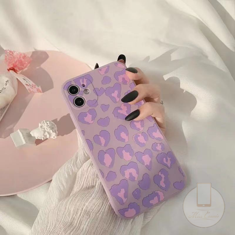 Casing Xiaomi MI 10 11 Lite 10T Redmi 10 9A POCO M3 Pro F3 Poco X3 NFC Poco M3 Redmi  Note10 10s 10Pro Note9 Note8 10ProMax 10ProMaxPlus Redmi 9 9t Purple Leopard Soft Case