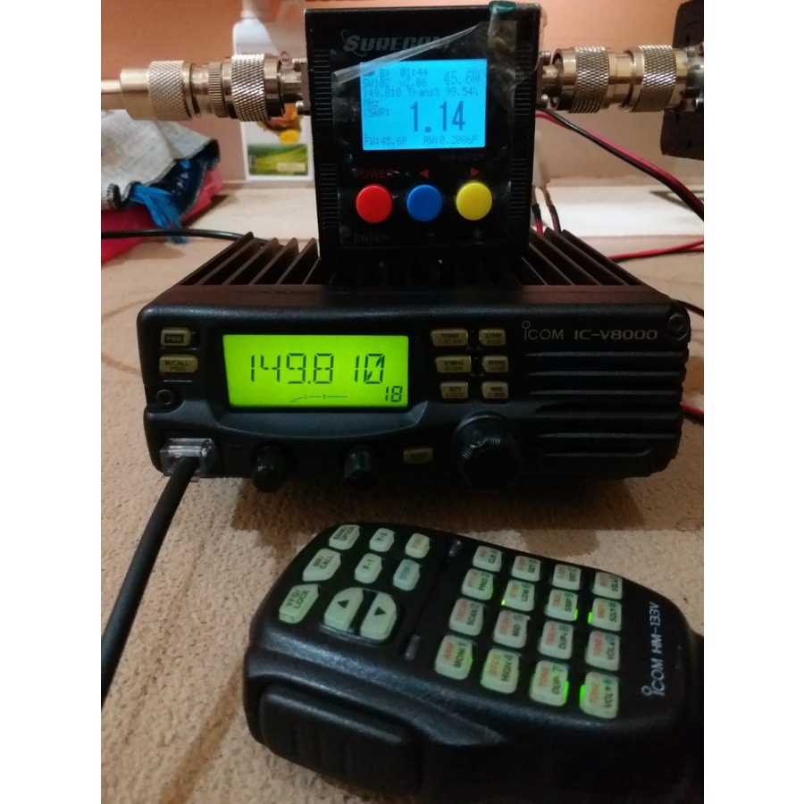 RADIO RIG ICOM V8000 45 WATT RX TX NORMAL