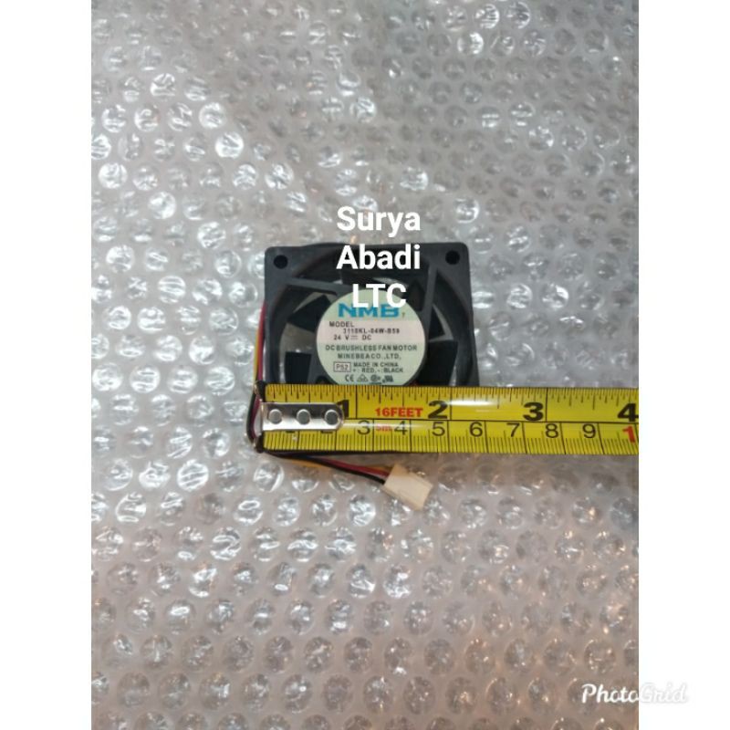 Fan DC 24V 6cm Merek NMB 3 kabel