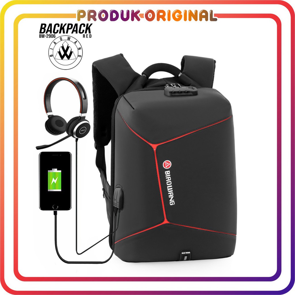 COD BACKPACK BIAOWANG ORIGINAL 2906 POLYESTER WATERPROOF
