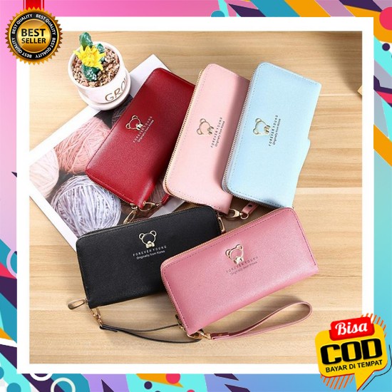 Dompet Wanita Mini Lipat Import Premium Motif Bunga Lucu Cantik Real P W114 Dompet Panjang Wanita Fy