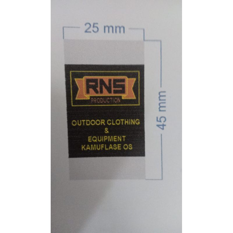 

RNS Label Woven Selip