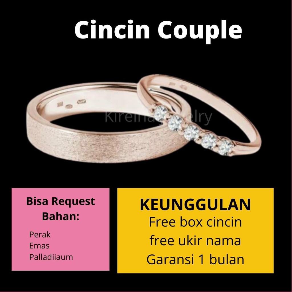 cincin tunangan perak