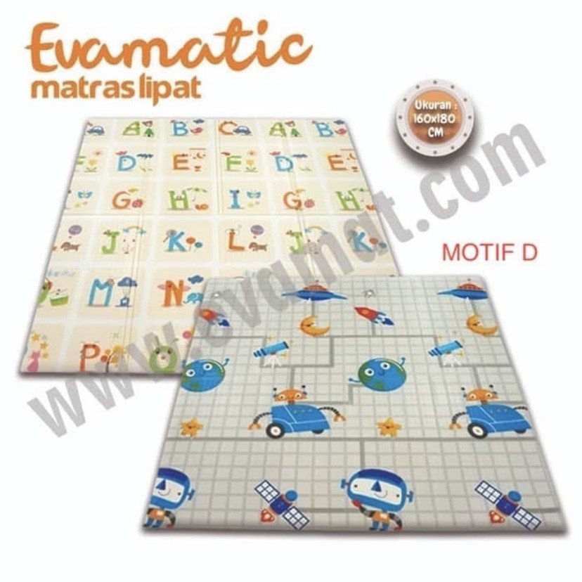 Evamatic Matras Lipat|Matras Anak|XPE Folding Mat|Premium Playmat