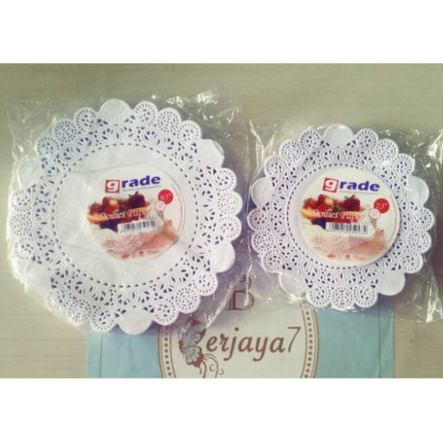 

Doilies paper white 8,5