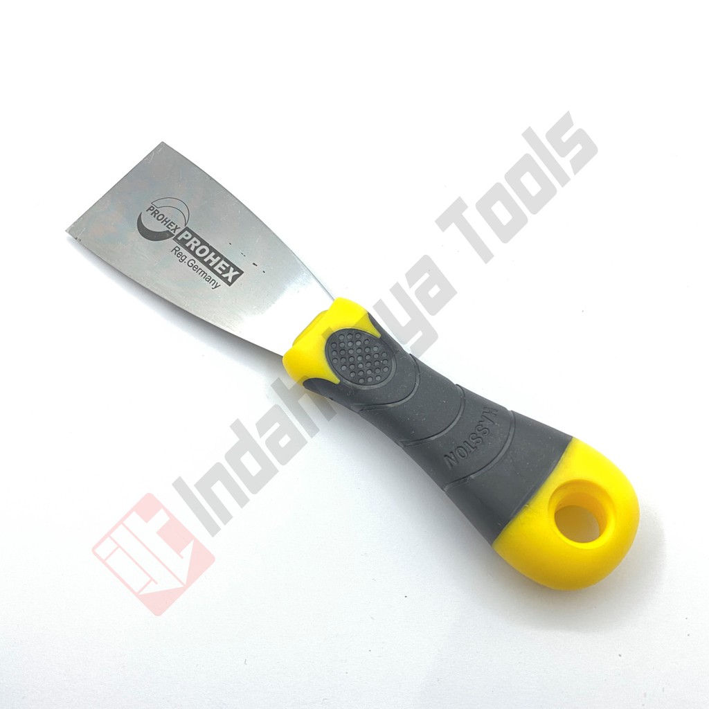 HASSTON PROHEX 2060-014 Kape Scrapper 2 Inch - Skrap Gagang Karet Kapi Cat Stainless