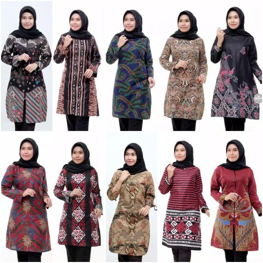 Atasan Batik Dolby Dolbi Dobby Doby Tenun Sutra Tulis Halus Katun Atbm Baron ,sarombit Atasan