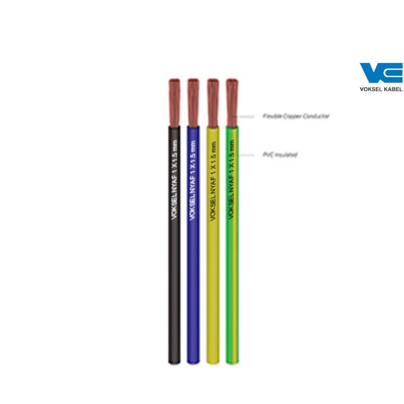 KABEL NYAF VOKSEL / KABEL SERABUT VOKSEL 1 × 1,5