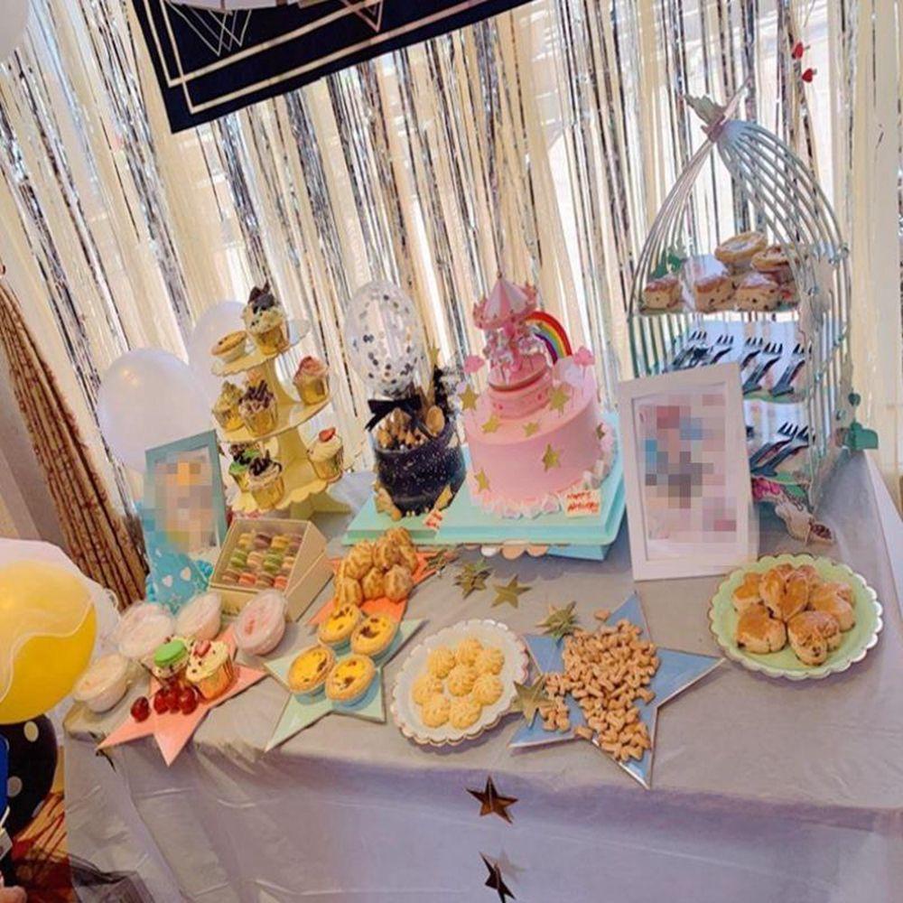 [Elegan] Cupcake Stand 3-Layer Kreatif Pesta Liburan DIY Perlengkapan Pesta Dekorasi Ulang Tahun