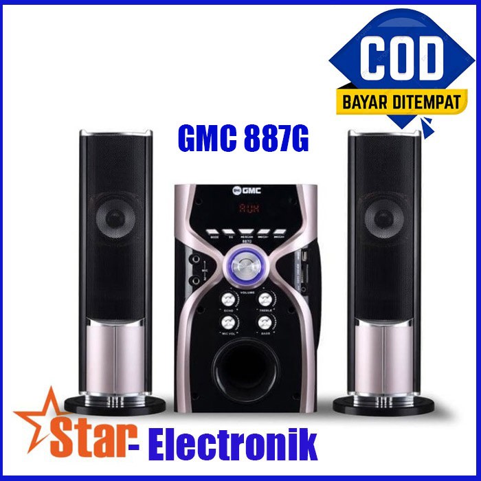 GMC 887G Speaker Multimedia Aktif Ada BLUETOOTH PORT USB