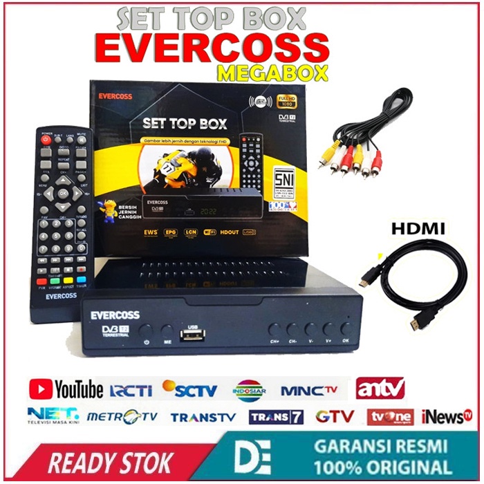 Stb Set Top Box Evercross Max Pro STB Tv Digital New DVB T2 MAX Pro