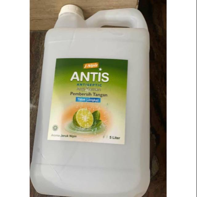 Hand sanitizer gel ANTIS 5liter