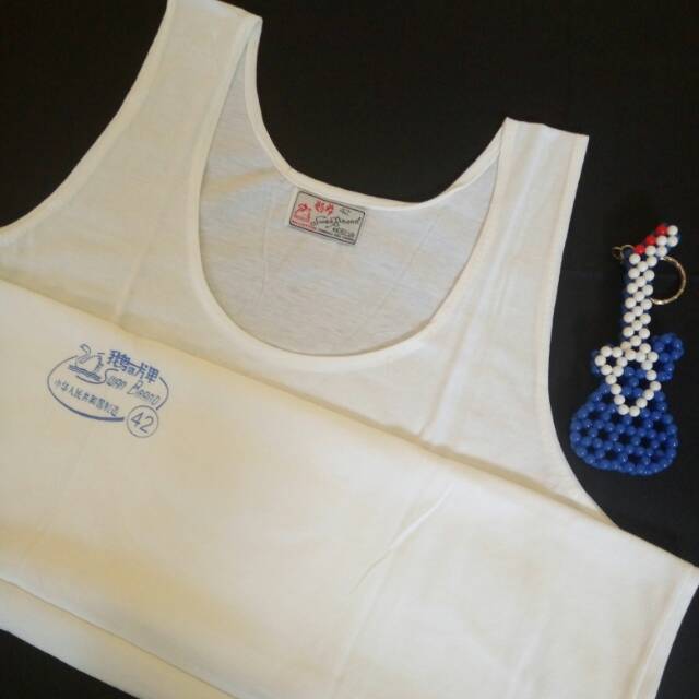 Kaos dalam singlet pria dewasa ukuran 42 Swan brand termurah