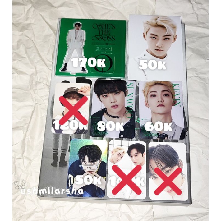 The Boyz She's The Boss STB album FC Limited Edition ver. Juyeon/Kevin/Sunwoo/Q (Changmin) PC, Stand