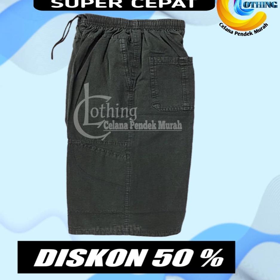 Ready Now Celana Pendek Cargo Short Pants Pria Dewasa Cowok Distro Harian Laki Laki Bawah Lutut 7/8 