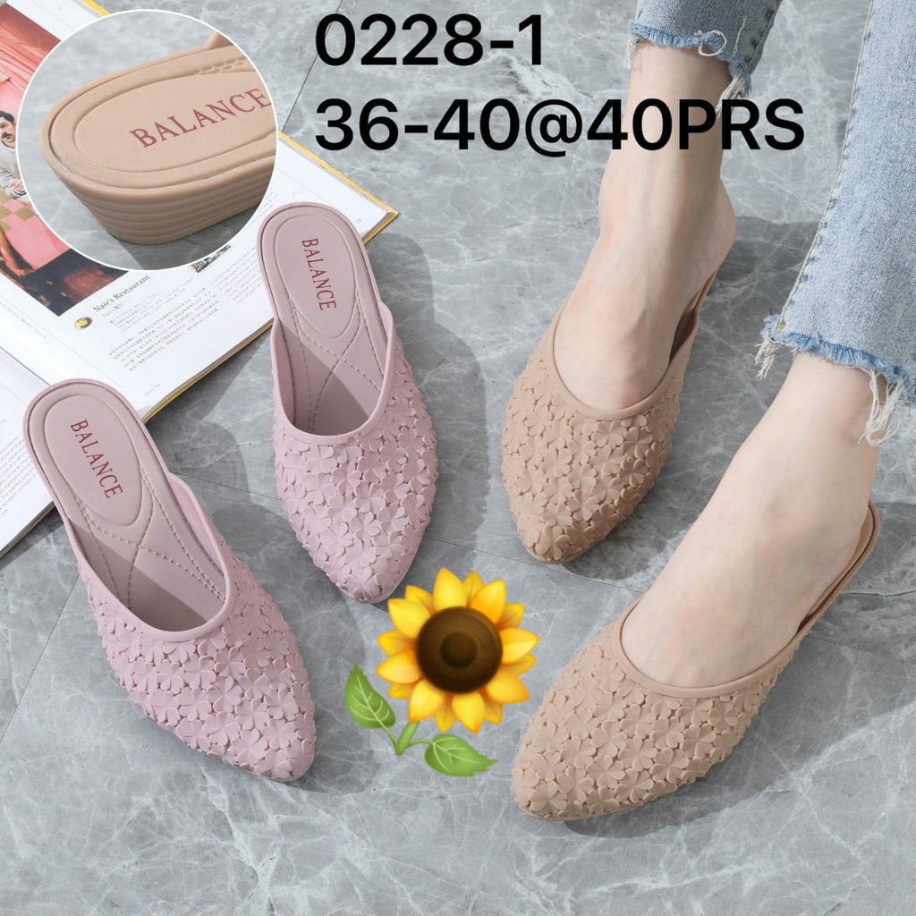 Sandal Karet Sendal Wedges Jelly Spon Shoes Cewek Trendy Wanita Import Murah Terbaru By Agung Style Balance 0228