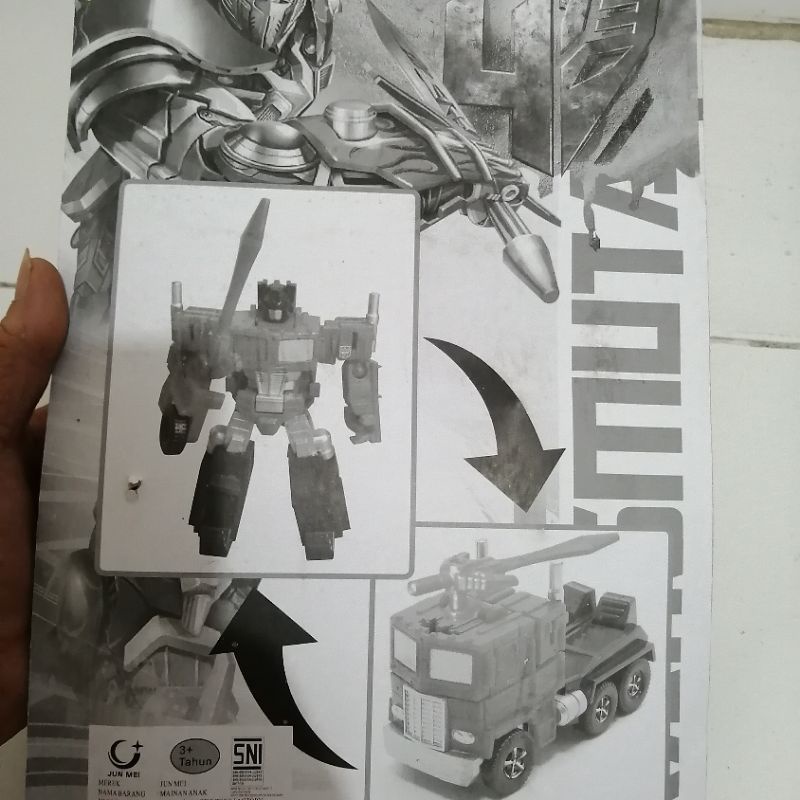 PROMO COD MAINAN TRUK JADI ROBOT IN STRONG