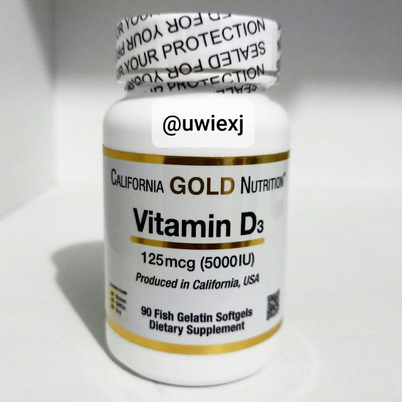 vitamin d3 5000 iu isi 90 softgel   california gold nutrition d3 5000iu   fish gelatin d3 5000iu