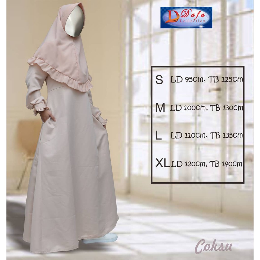 [Athaya Shop] Gamis polos dafa collection