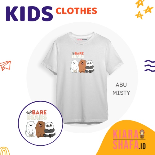 Kiarashafa - Baju Anak / Kaos Anak We bare bears