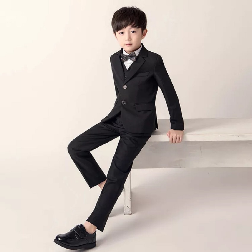 SETELAN JAS HITAM ANAK RESMI FORMAL SLIMFIT PAKET LENGKAP 5IN1 HIGH TWIST TERBAIK ORIGINAL NIKAYU