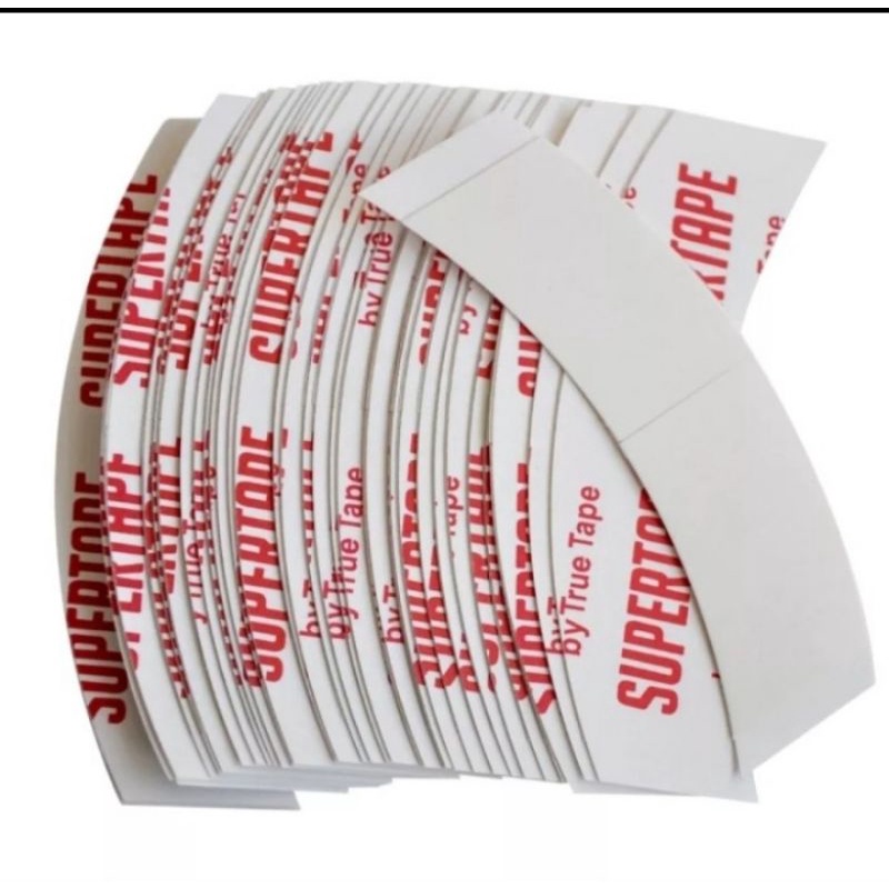 double tape fake hair wig toupe / perekat rambut palsu