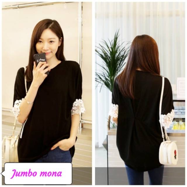 Blouse bigsize jumbo mona XXXL