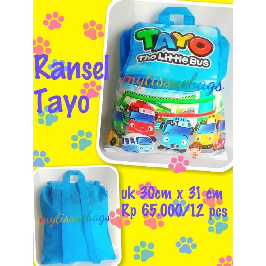 souvenir ulang tahun tas ransel tayo