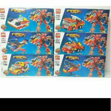 Mainan Lego robot transformer 6in1