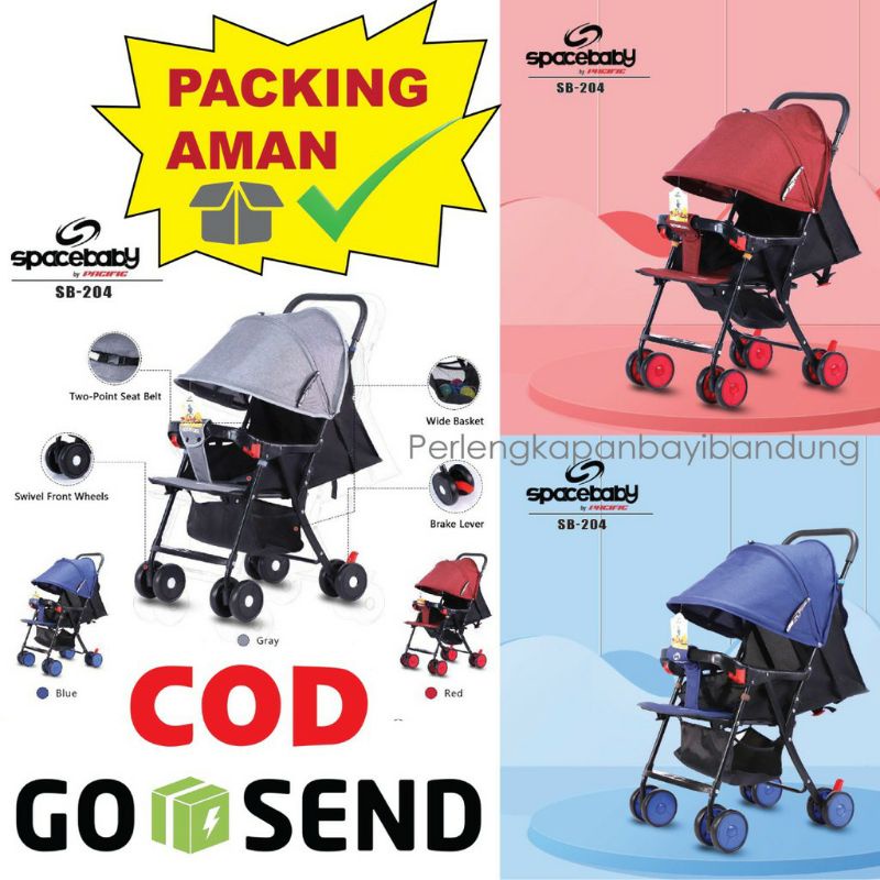 SPACE BABY Stroller SB 204 Kereta Dorong Bayi SPACEBABY stroller spacebaby